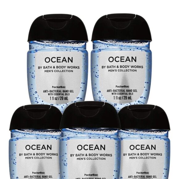 Other - PocketBac Hand Sanitizer Gel Ocean For Men 5pc Bundle